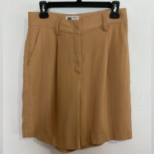 Lita by Ciara Spark Tailored Shorts in Tan